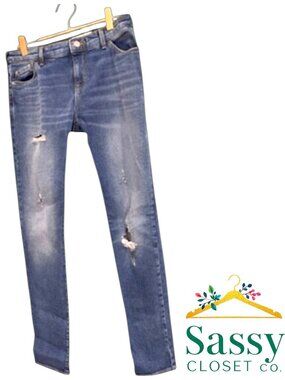 Emporio Armani Dark Indigo Straight Leg Jeans Made in Italy 26